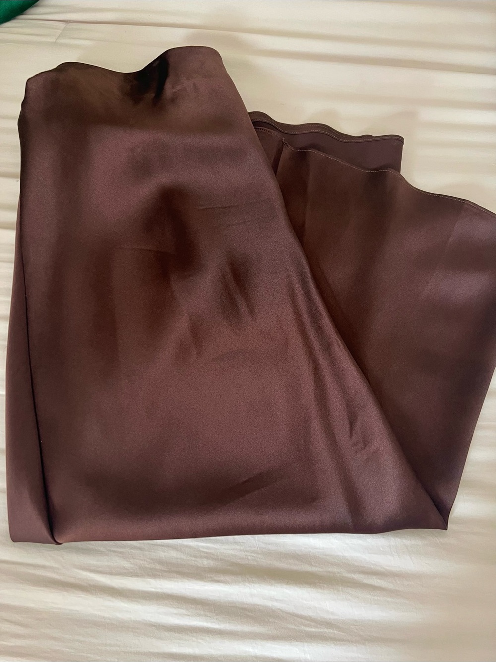 Quince Brown Silk Skirt - Picture 3 of 3